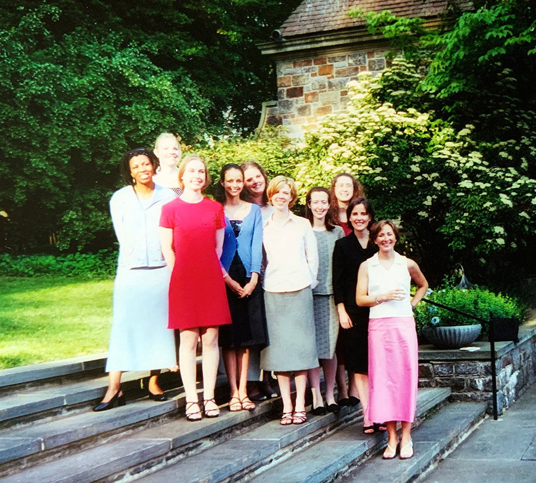 WPAMC 2000 pictured at the Winterthur Reflecting Pool after their thesis presentations